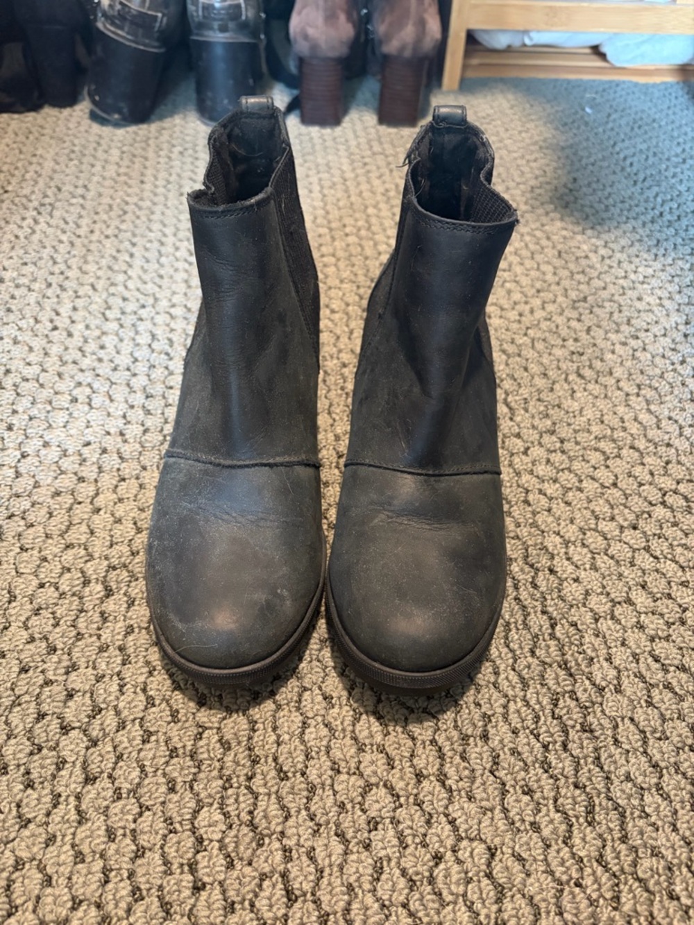 Sorel Black Joan Rhapsody Chelsea Wedge